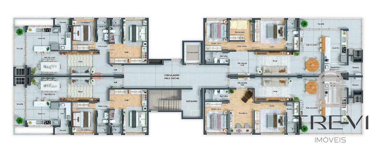 Apartamento no bairro Centro, em Santa Rosa, foto 6 de 12