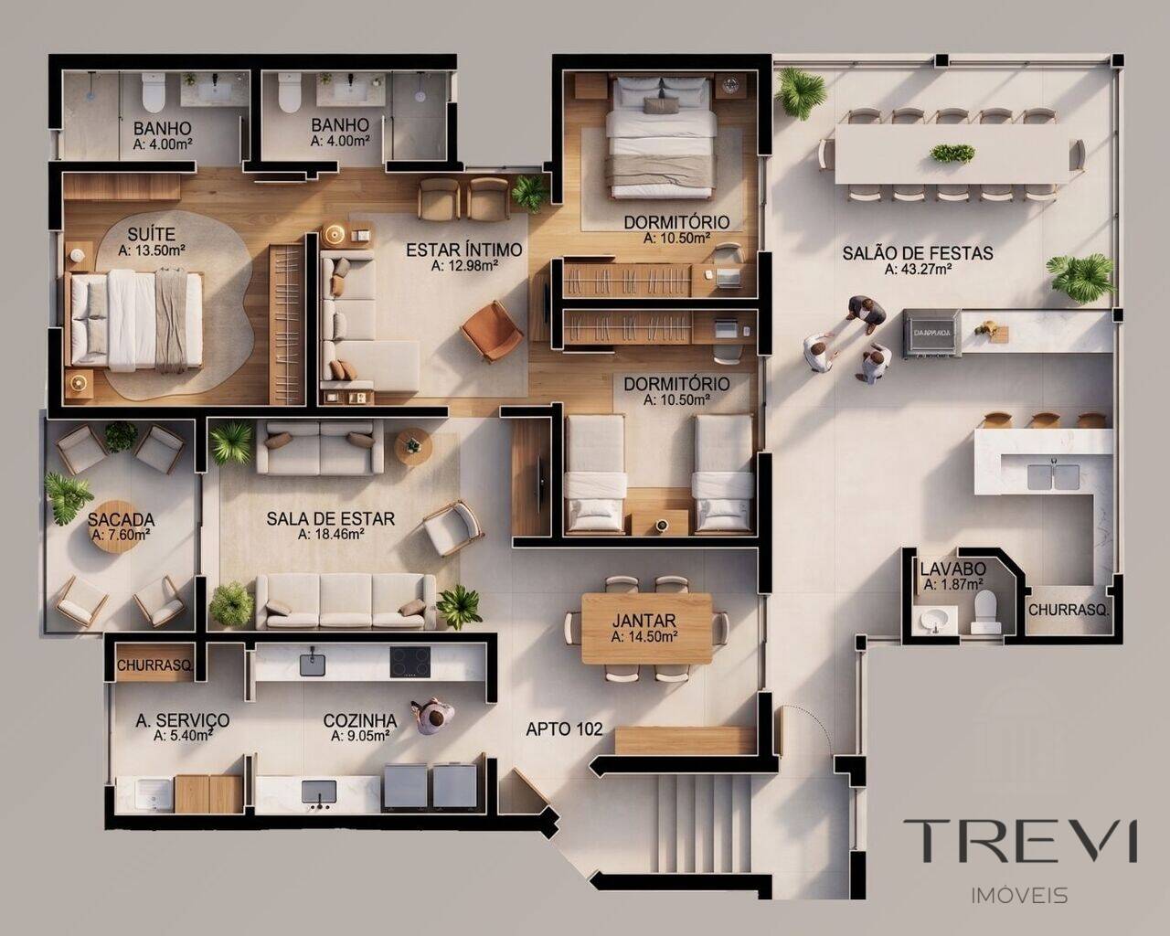 Apartamento no bairro Cruzeiro, em Santa Rosa, foto 2 de 14