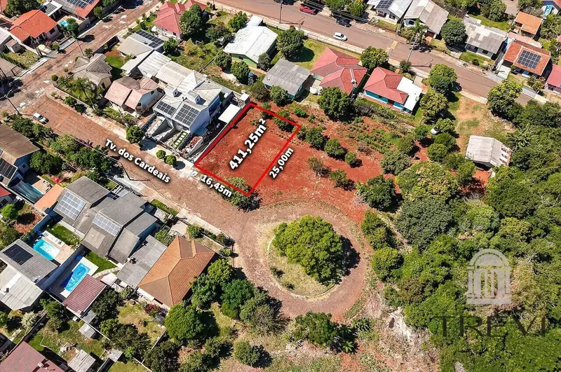 Terreno no bairro Glória, em Santa Rosa